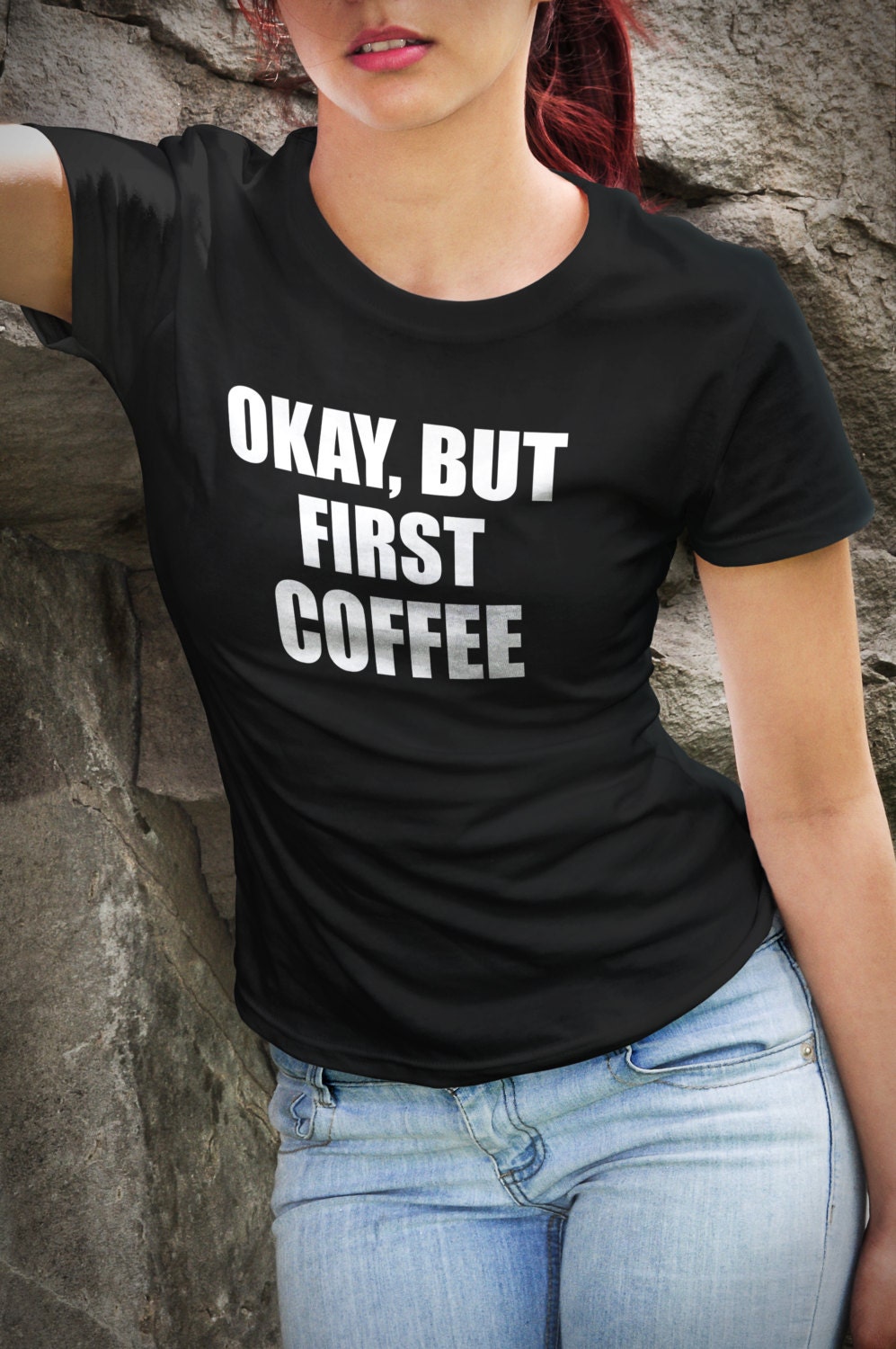 But First Coffee Shirt Coffee Tshirt mom gift mother gift Hate Morning Shirt Student Shirt for MomWife Gift for Coffee Addict Shirt OS209 Graphic Tee – Premium Graphic · Perfect For Daily Wear
