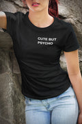 cute but psycho shirt pocket shirt pocket print tshirt hipster shirt funny slogan shirt funny gift for Girlfriend gift for wife gift OS202 Graphic Tee – Premium Graphic · Trending Graphic Apparel